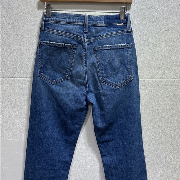 MOTHER SUPERIOR High Waisted Skimp Jeans in Blue - Picture 7 of 13
